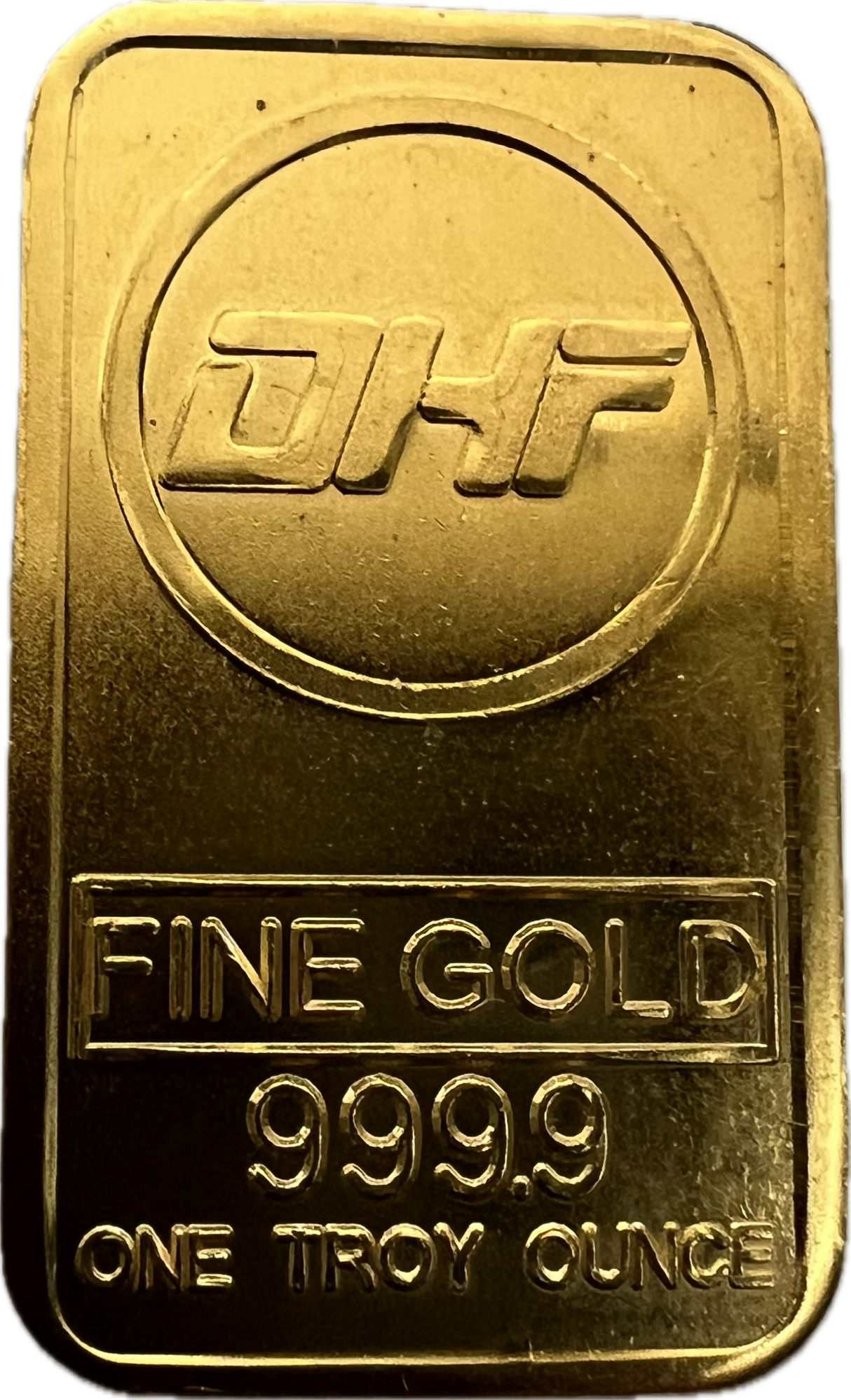 1 oz Gold Bar | DHF Fine Gold