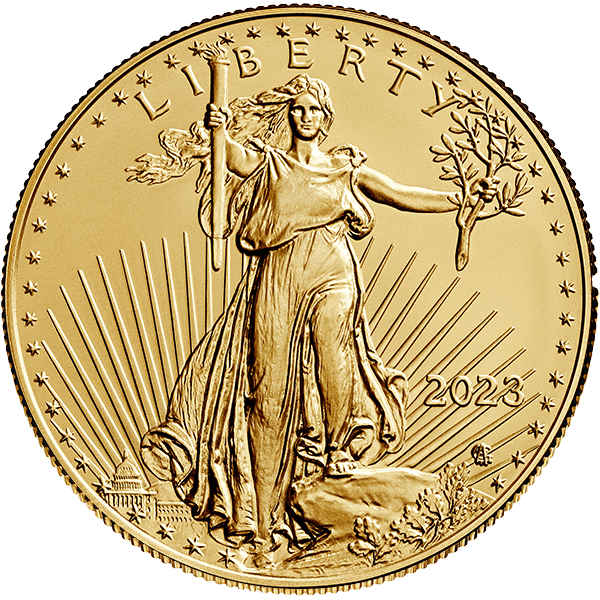GOLD AMERICAN EAGLE 2023
