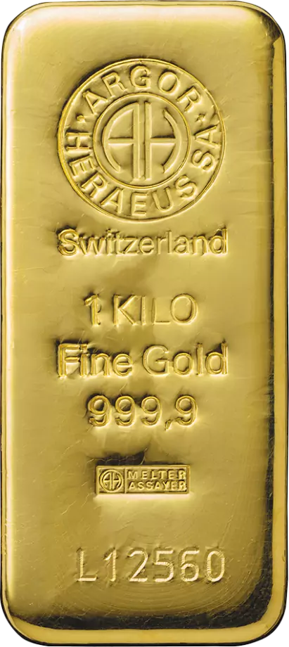 1 Kilo Gold Bar | Argor-Heraeus