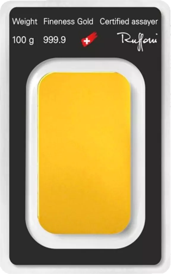 100g Gold Bar | Argor-Heraeus | Minted