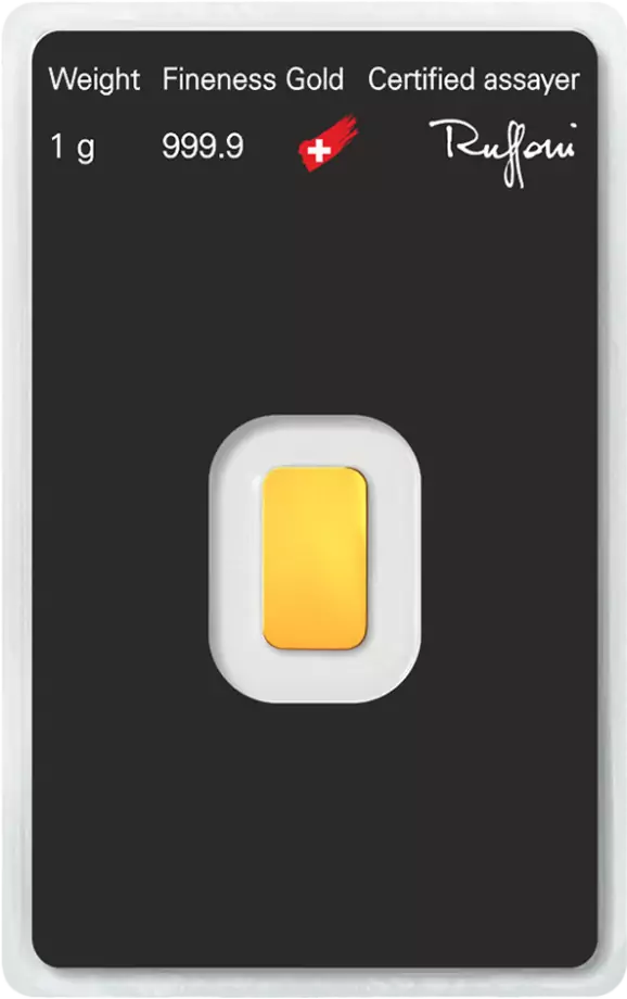 1g Gold Bar | Argor-Heraeus