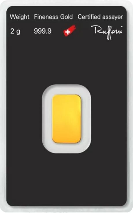 2g Gold Bar | Argor-Heraeus