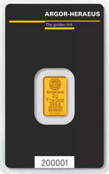 2g Gold Bar | Argor-Heraeus