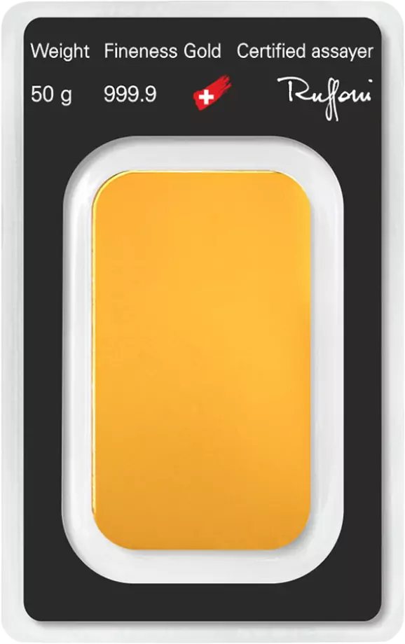50g Gold Bar | Argor-Heraeus | Minted