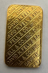1 oz Gold Bar | DHF Fine Gold