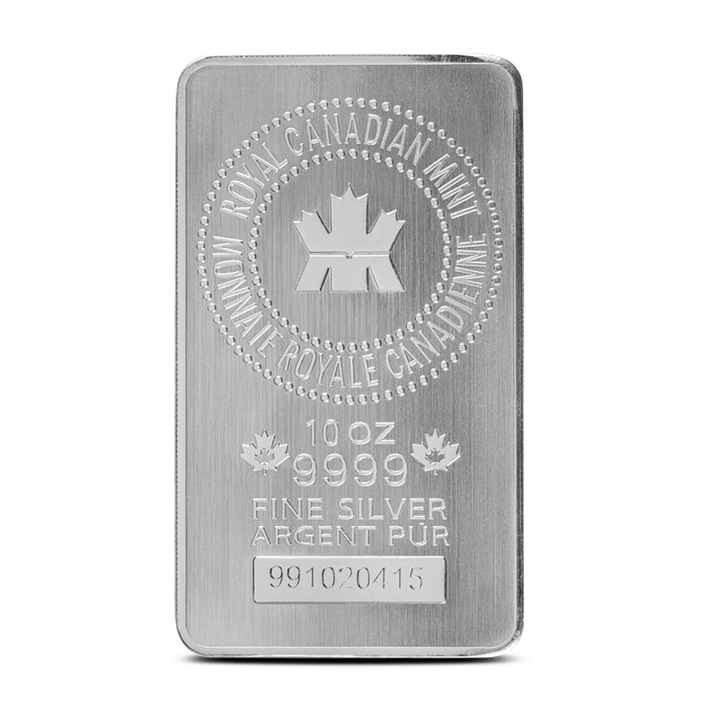 10 oz Silver Bar | Royal Canadian Mint