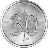 30TH ANNIVERSARY SILVER MAPLE LEAF